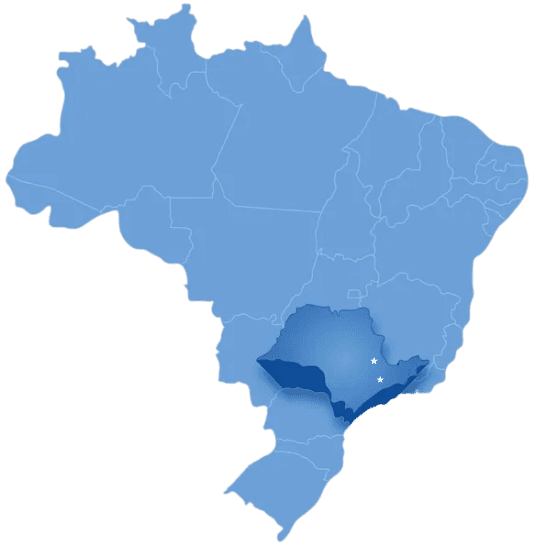 Onde está o Sistema Tino - Mapa Low